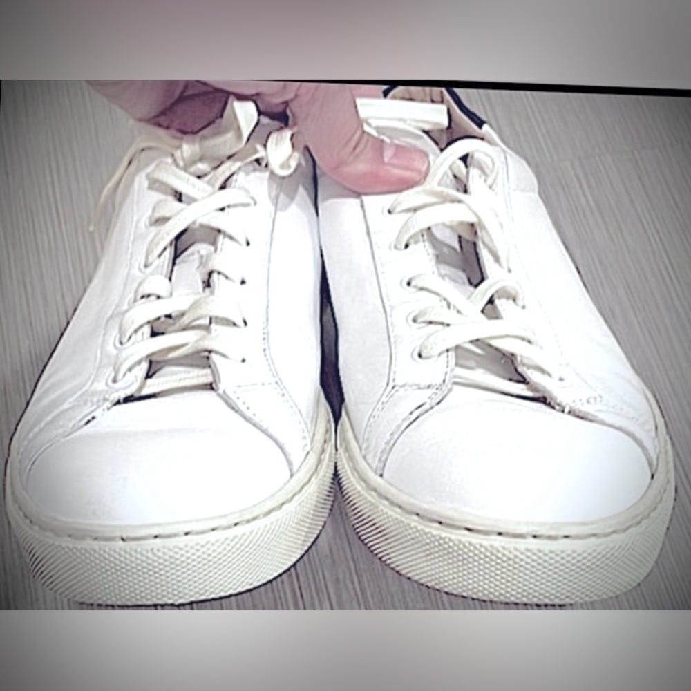 Woman by Common Projects white leather lace up sneakers Size EU 38 = US 8